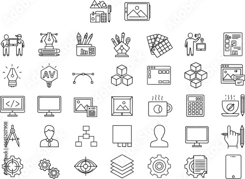 business icons set