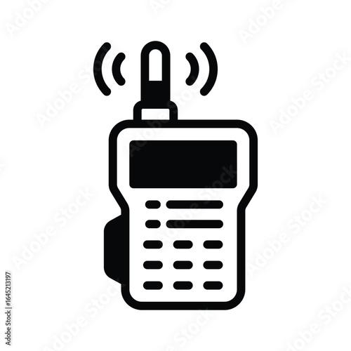 Premium icon depicting event walkie talkie device