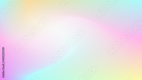 Soft pastel gradient background with smooth abstract blur. Dreamy blend of pink, blue, yellow, and green, perfect for wallpaper, web design, and modern digital art projects.