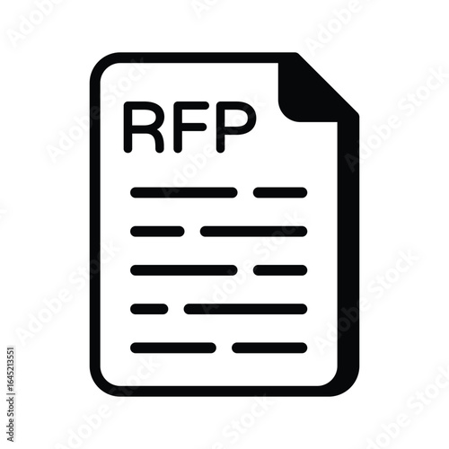 A solid style icon showing ref event proposal