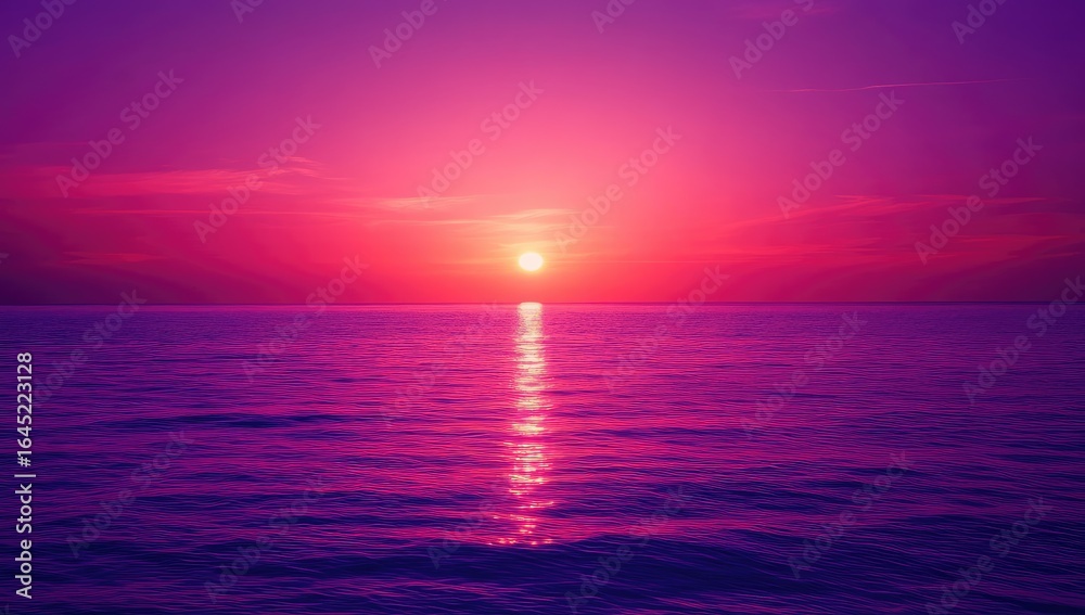 Fototapeta premium Dark purple gradient background, pink and dark red gradient sky, blurred foreground, blurred background