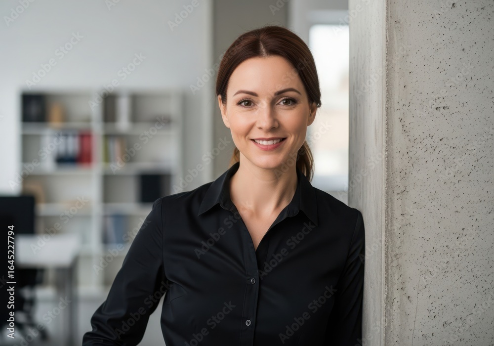 Portrait of a confident business woman in the office Portrait of a confident business woman in the office