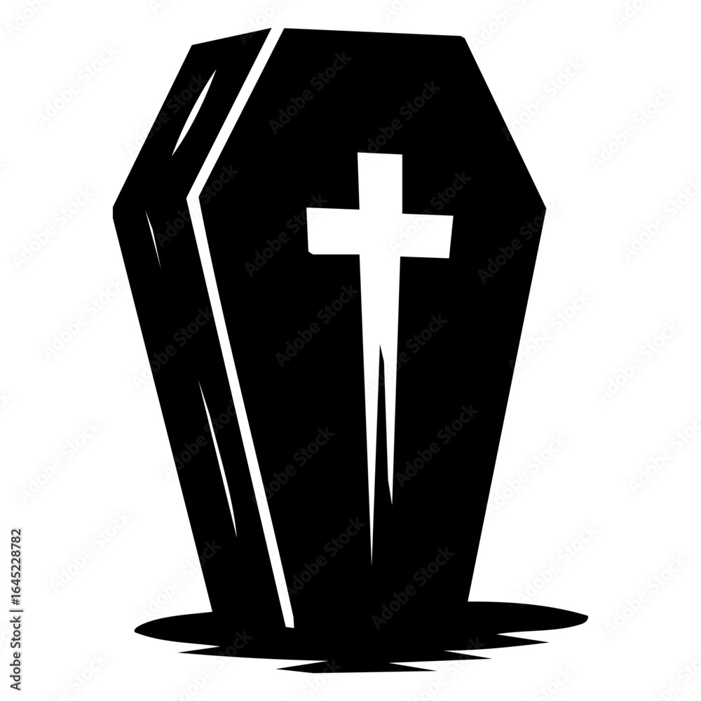 Fototapeta premium stanfing coffin