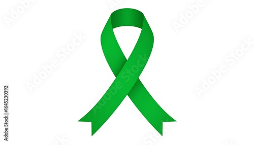 Wallpaper Mural Green awareness ribbon (2) Torontodigital.ca