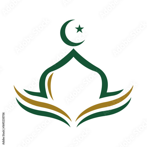 Islamic Mosque icon logo
