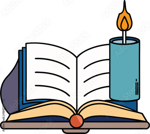Candle and Prayer – Fast of Gedaliah Illustration