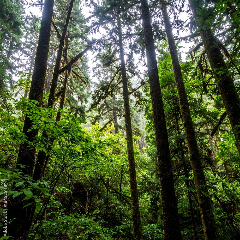 Fototapeta premium Lush forest canopy (2)