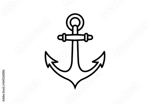 Stylized Anchor Graphic on transparent background