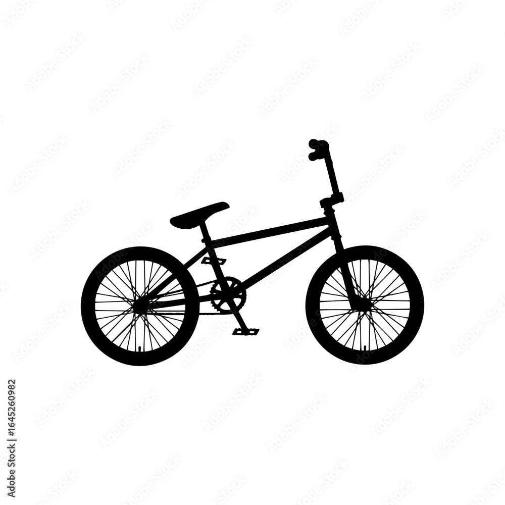 Fototapeta premium BMX Bike Silhouette