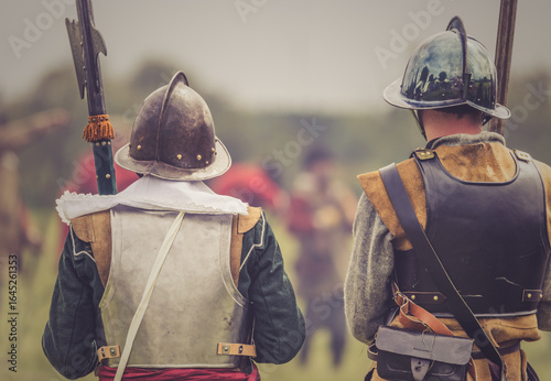 Sealed Knot Reneactment of English Civil War Battle Of Naseby