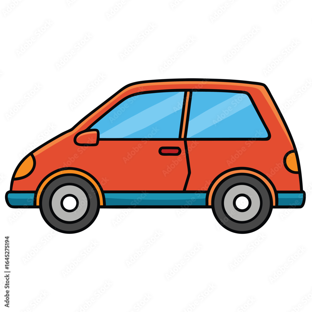 Modern hatchback car icon isolated on white background Modern hatchback car icon isolated on white background