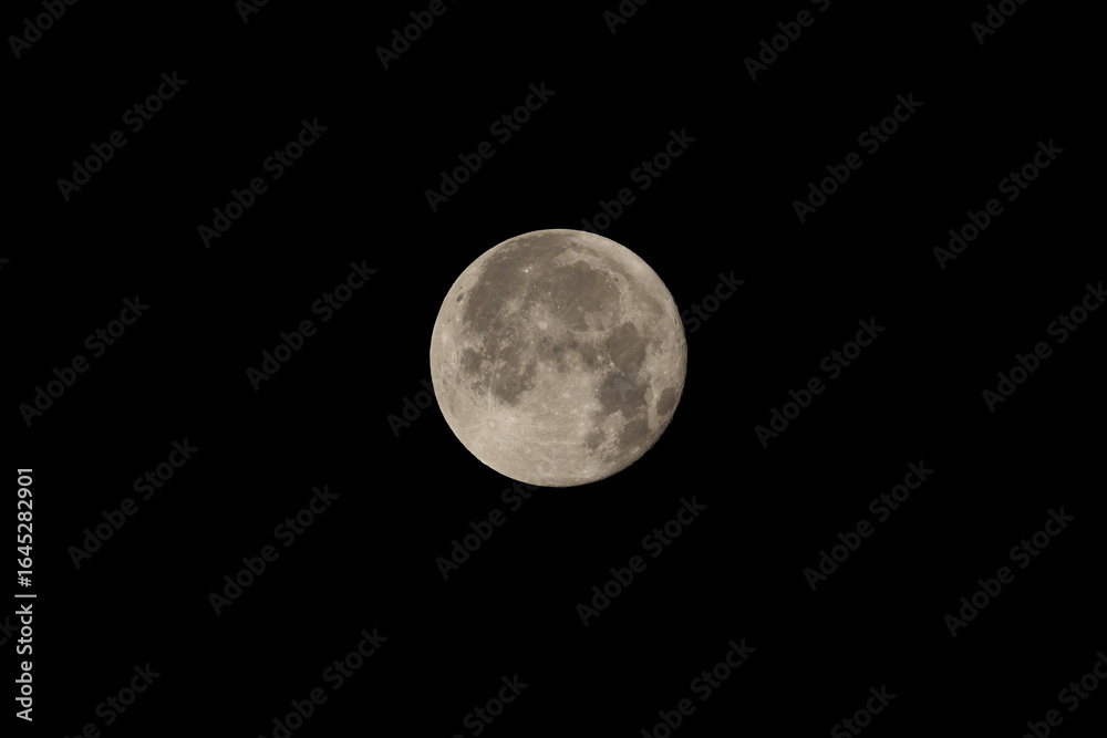 Full moon close up. Full moon on the dark night. Full moon close up. Full moon on the dark night.