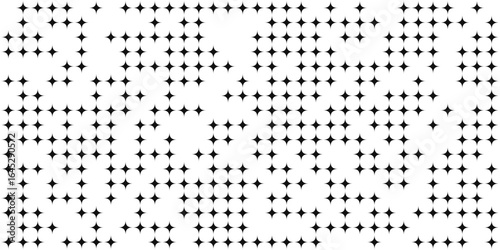 Vector pattern with star rhombus shapes. Modern y2k texture. Diamond backdrop.