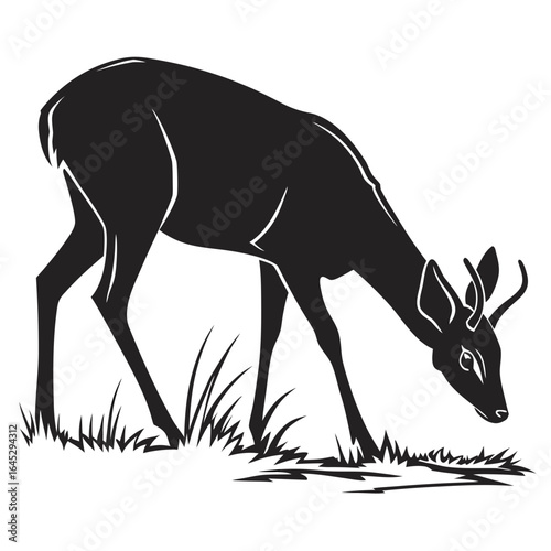 deer silhouette vector