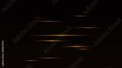 ABSTRACT DARK BACKGROUND WITH GLOW LINES GEOMETRIC SHAPES GRADIENT ORANGE COLOR DESIGN VECTOR TEMPLATE GOOD FOR MODERN WEBSITE, WALLPAPER, COVER DESIGN, LANDING PAGE