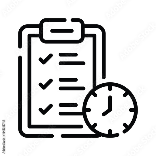 Have a look at this linear style icon of event plan