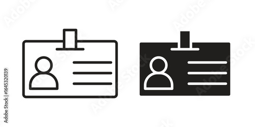ID badge icon