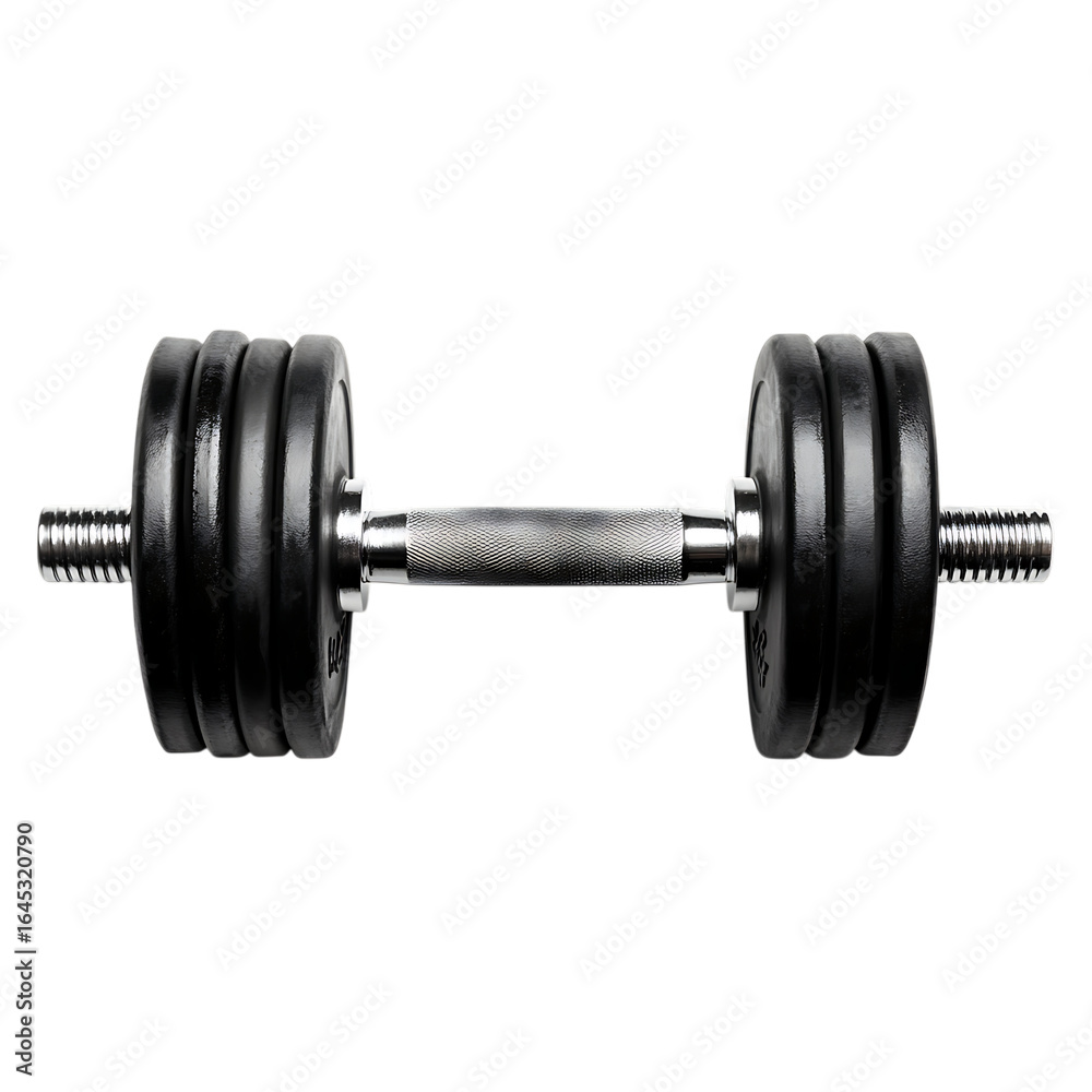 Naklejka premium black barbell
