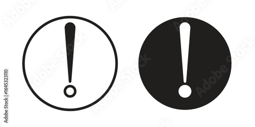 Exclamation interface icon
