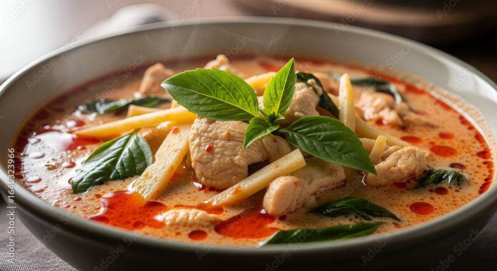 Authentic Thai Coconut Chicken Soup with Fresh Ingredients and Aromatic Spices Perfect for Culinary Enthusiasts and Food Photography Authentic Thai Coconut Chicken Soup with Fresh Ingredients and Aromatic Spices Perfect for Culinary Enthusiasts and Food Photography