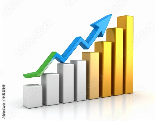 Gradient Gold Bar Graph with Upward Arrow Free Download Gradient Gold Bar Graph with Upward Arrow - GFXLoad