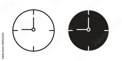Clock nine icon