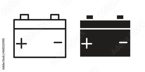Car battery icon