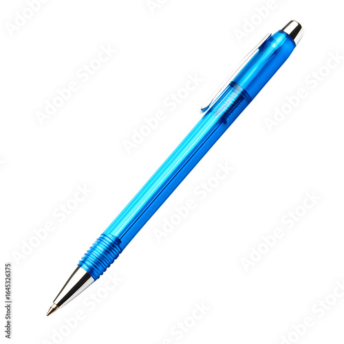 blue ballpoint pen
