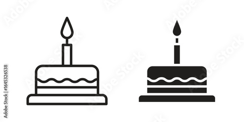 Cake birthday icon