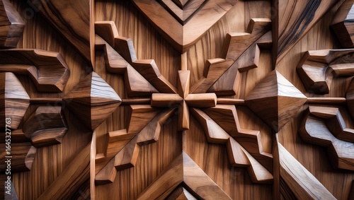 South African Zulu Bead-Inspired Teak Wall – Wooden Teak Wall Art Showcasing Colorful Geometric Patterns, Cultural Heritage, and Exquisite Craftsmanship for Unique Interior Design