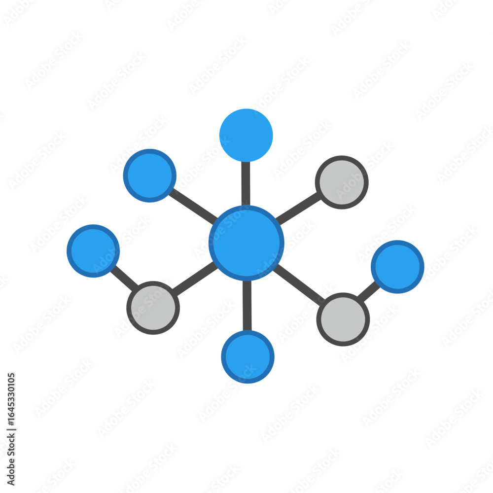 Connection in the Network: Illustrative depiction of interconnected nodes forming a vibrant network, symbolizing communication, data flow, and digital relationships. Connection in the Network: Illustrative depiction of interconnected nodes forming a vibrant network, symbolizing communication, data flow, and digital relationships.