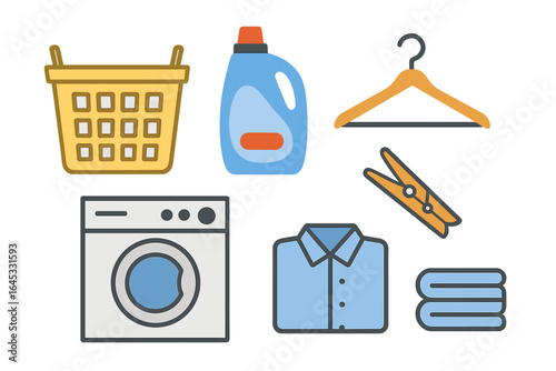 Laundry essentials for organizing and managing clothes cleaning tasks at home