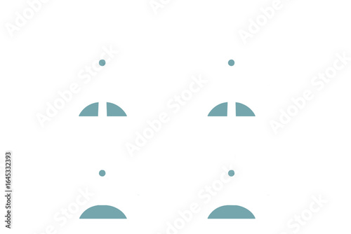 Colorful hanging decorative mobile featuring abstract shapes for nursery or home use