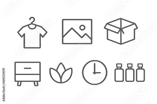 Storage solutions for organizing items like clothes, art, and decor at home for a tidy space