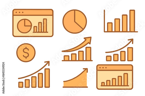 Visual representation of financial growth through charts and graphs showcasing progress in analytics and investment strategy