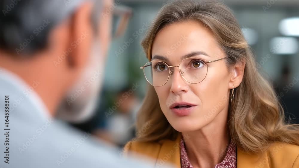 Professionals engaging in clear and efficient communication within a modern office environment. Professionals engaging in clear and efficient communication within a modern office environment.