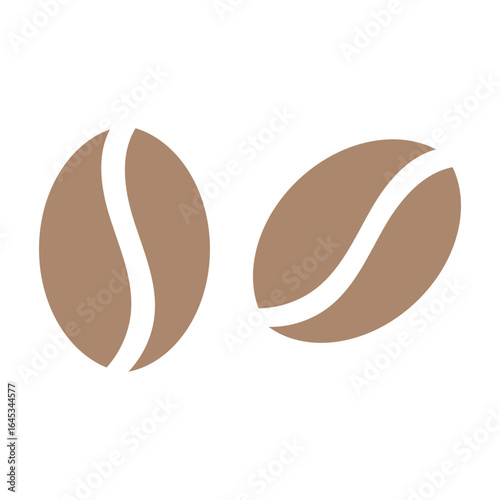 Coffee and Tea. Beans, hot cocktail, Espresso cup, cappuccino with whipped cream line icons.