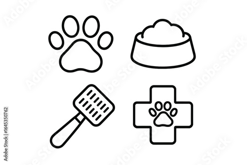 Pet care essentials for grooming, feeding, and health monitoring at home