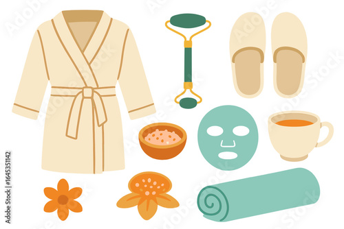 Relaxing spa essentials for a rejuvenating self-care session at home