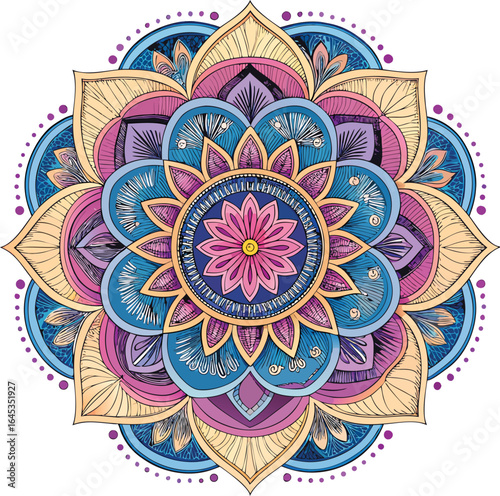 Decorative mandala design