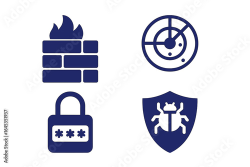 Secure your digital space with essential cybersecurity symbols for protection and awareness