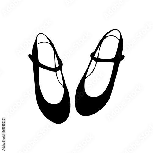 pair of cute Mary Jane shoes