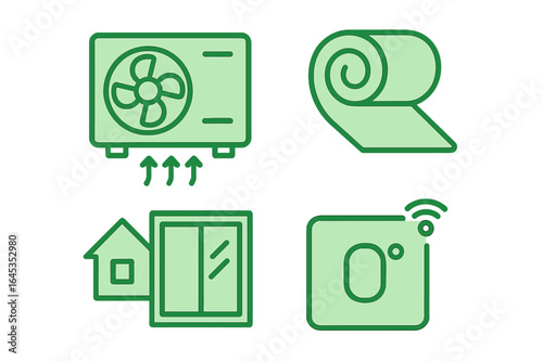 Home improvement tools and equipment for efficient air conditioning and insulation tasks outdoors