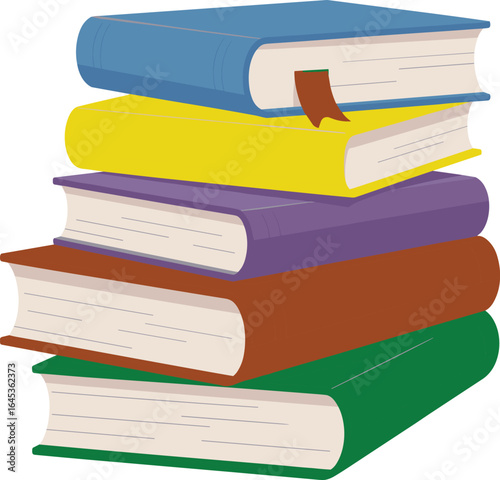 books, stack, reading, school, education, library, colorful, study, learning, knowledge, literature, textbook, academic, cartoon, pile