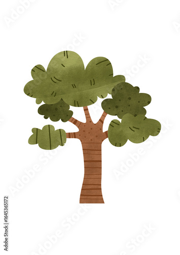 Watercolor safari cute clip art; safari illustration, safari animals