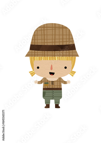 Watercolor safari cute clip art; safari illustration, safari animals