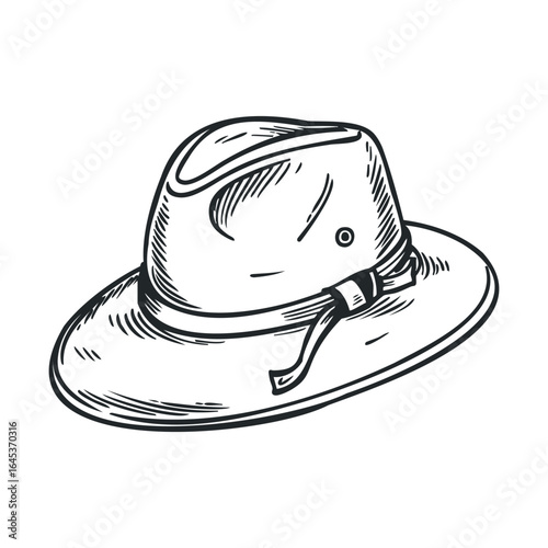 Stylish adventure hat for outdoor activities and summer trips