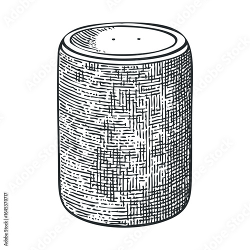 Unique wooden barrel for storage and decoration purposes at home