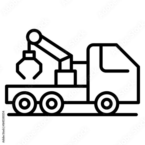 Grapple Truck Icon