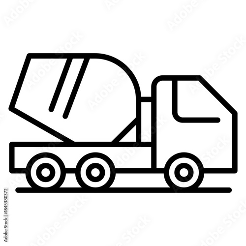 Mobile Batching Plant Icon